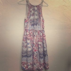 Anthropologie Print Summer Dress